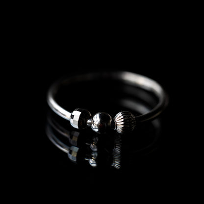 Textured Silver Fidget Ring - Trisha Flanagan