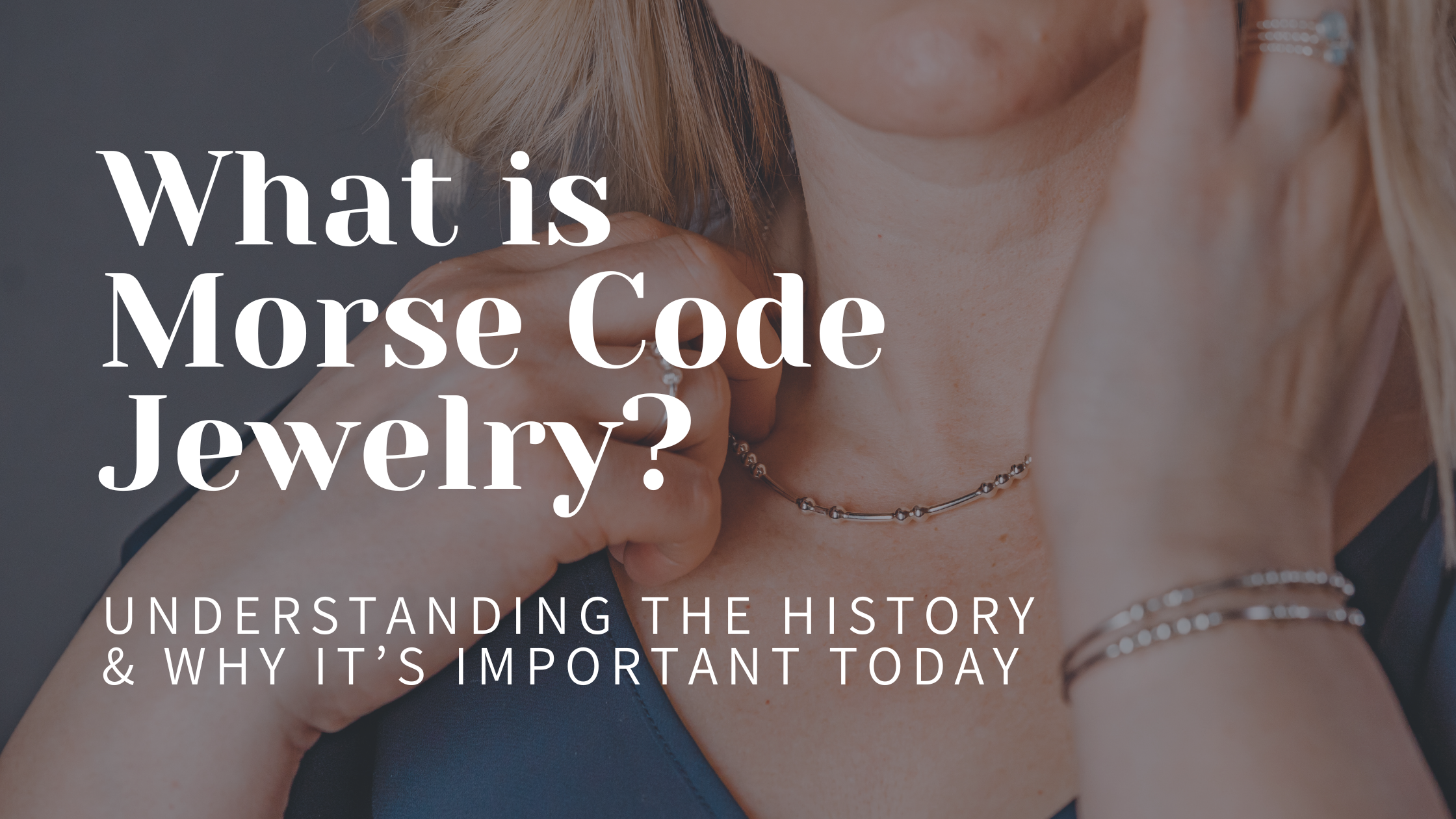 Qu'est-ce que les bijoux en code Morse ? Points et tirets du code Morse ...