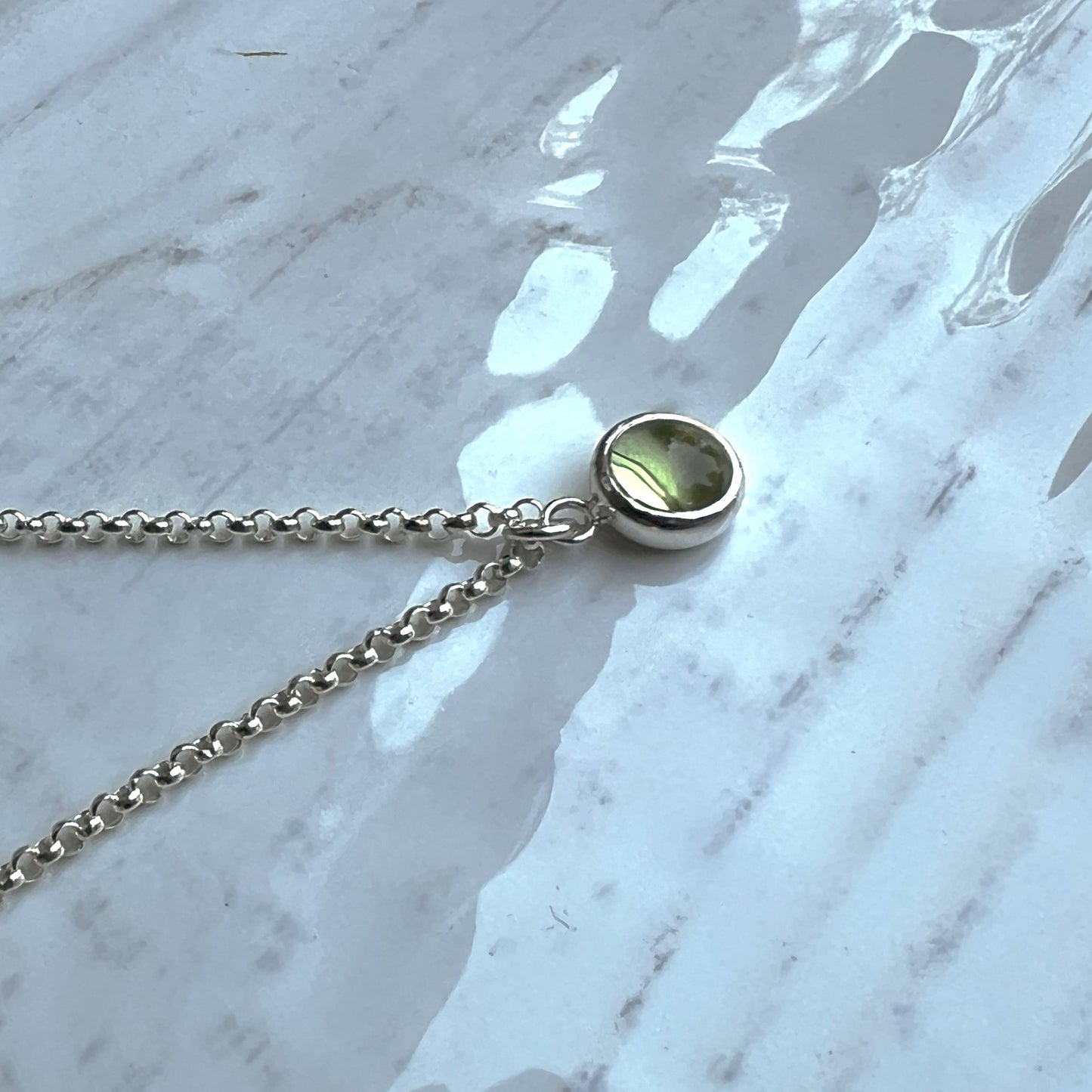 August Birthstone Necklace