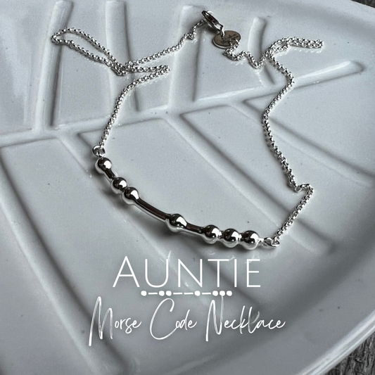 AUNTIE Morse Code Necklace