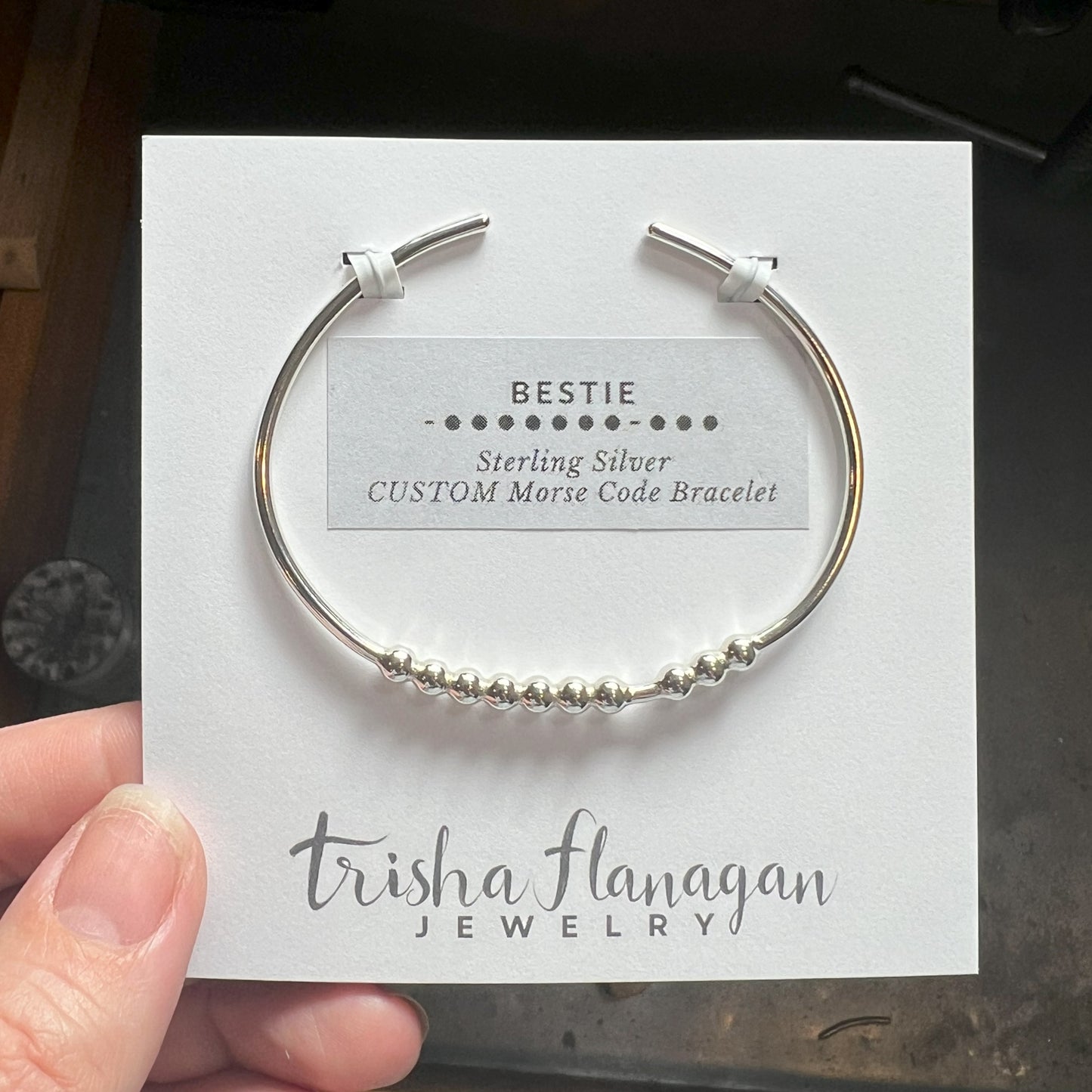 CUSTOM WORD Morse Code Bracelet