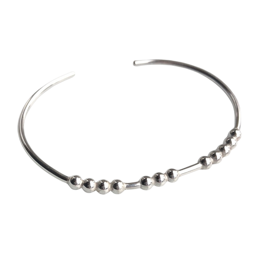 BREATHE Morse Code Cuff Bracelet
