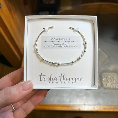 CUSTOM WORD Morse Code Bracelet