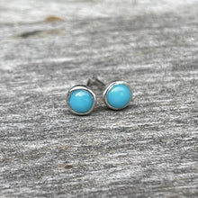 Load image into Gallery viewer, Turquoise Mini Stud Earrings