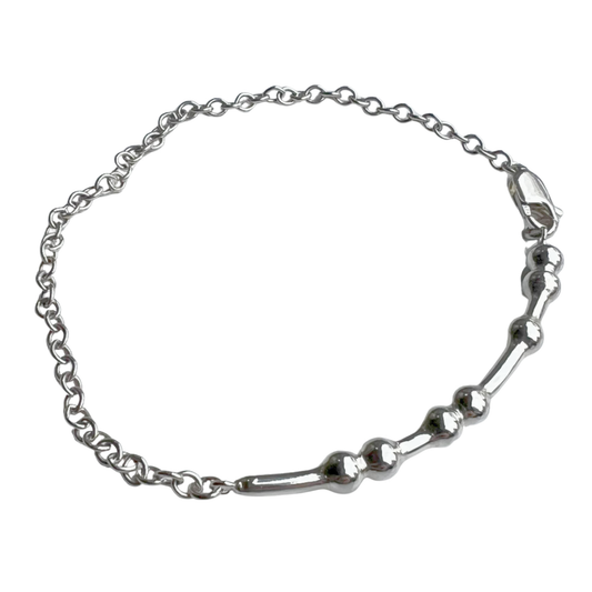 Bracelet chaîne GRACE Code Morse