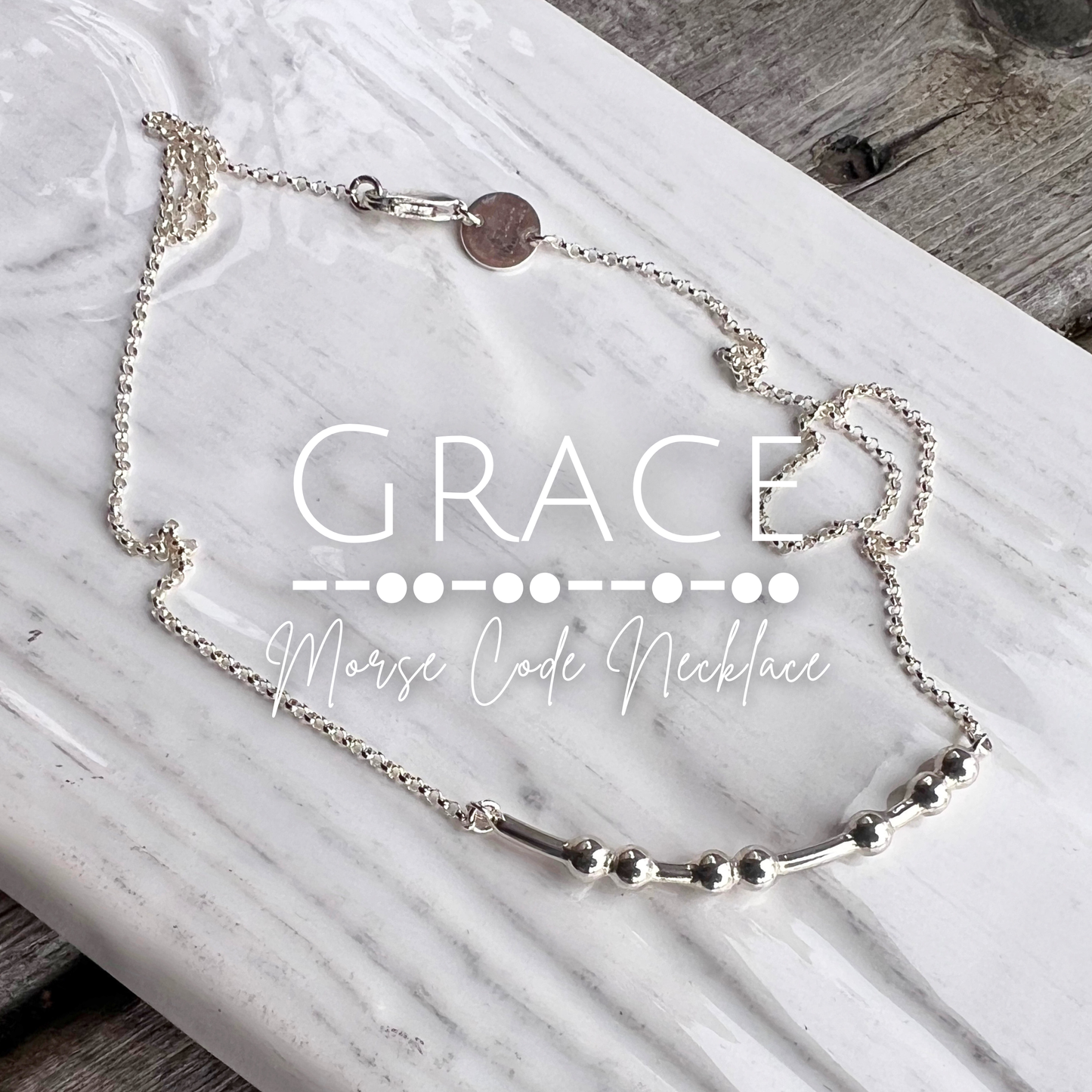 Grace Morse Code Necklace