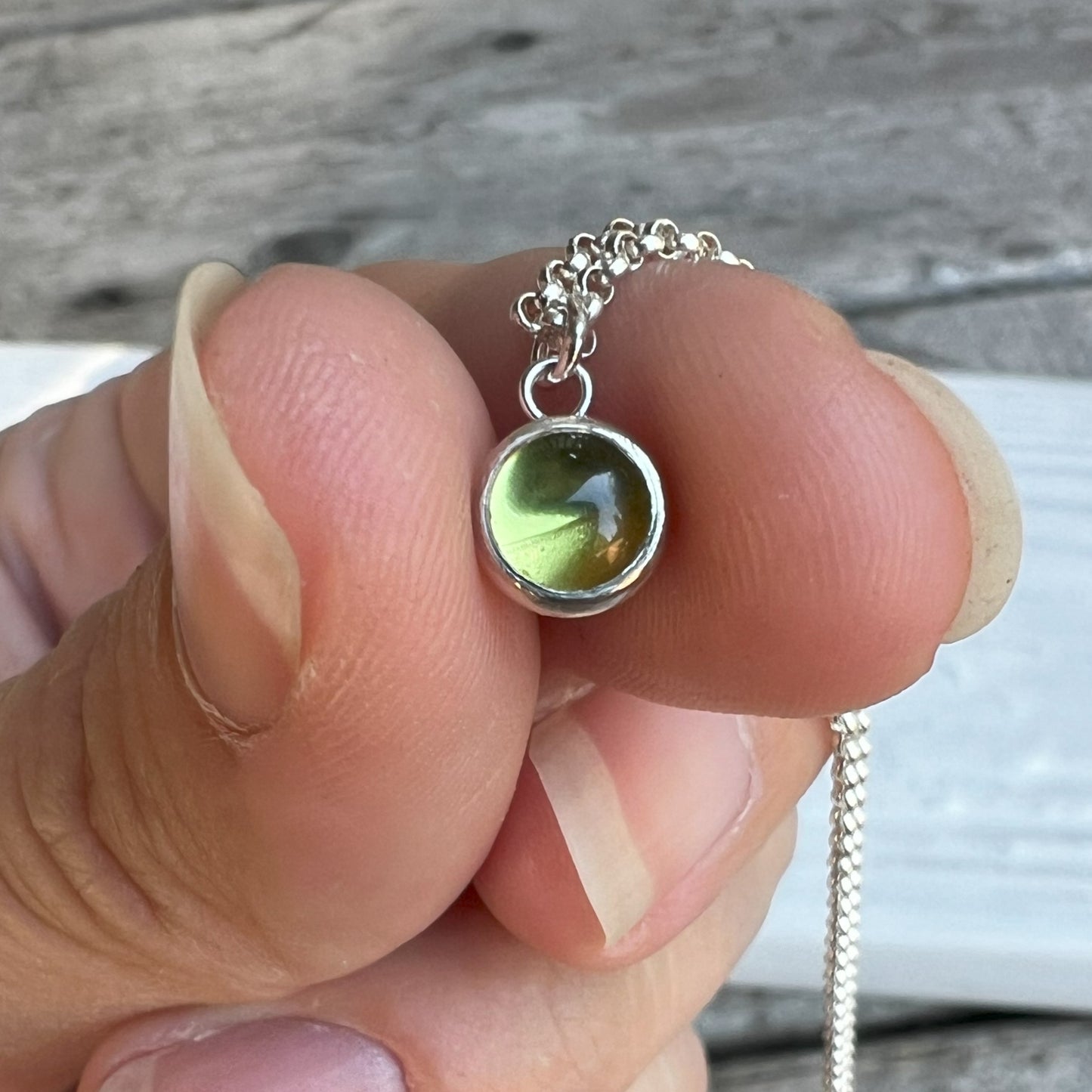 August Birthstone Necklace
