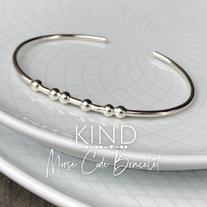 KIND Morse Code Bracelet