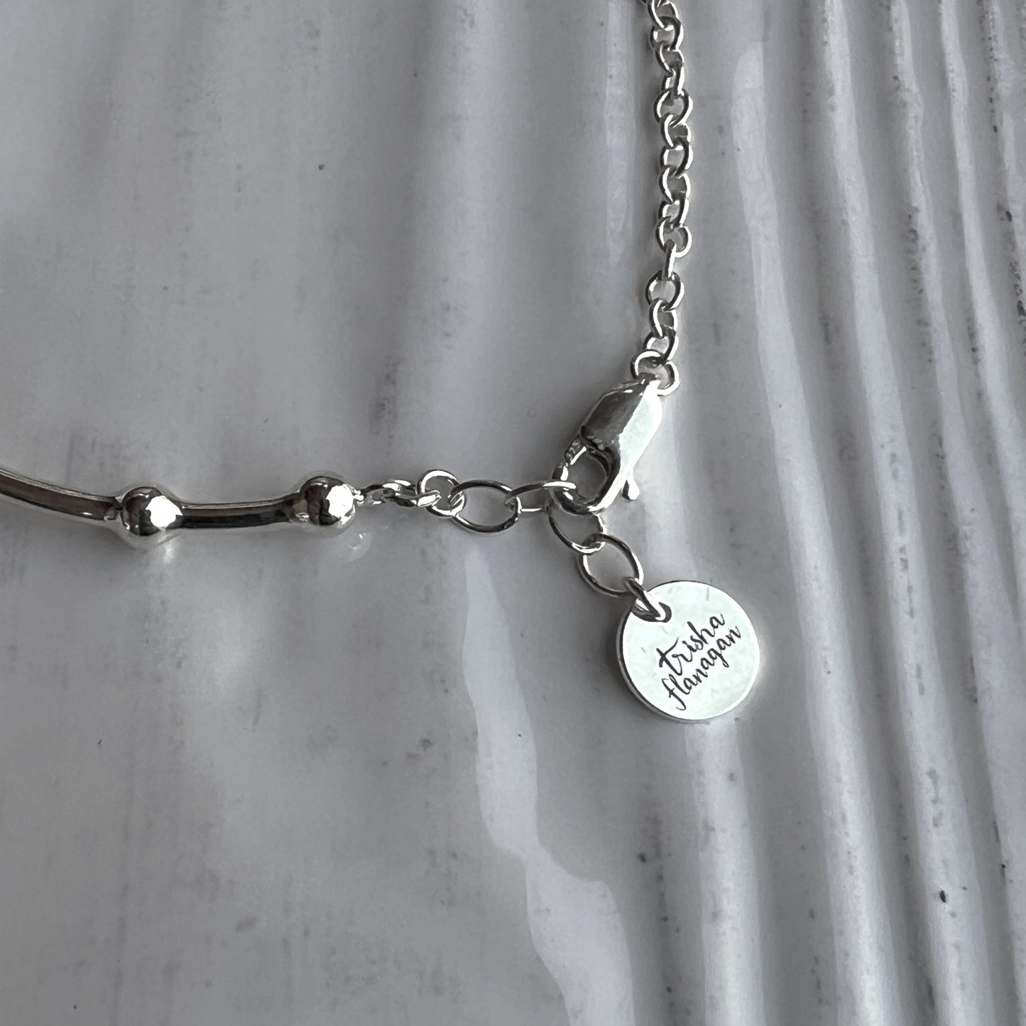 Personalized CUSTOM Word Morse Code Chain Bracelet