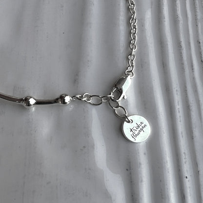 Personalized CUSTOM Word Morse Code Chain Bracelet