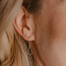 Load image into Gallery viewer, Woman wearing a Teardrop Dangle Earring - Trisha Flanagan
