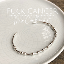 Load image into Gallery viewer, FUCK CANCER Morse Code Bracelet
