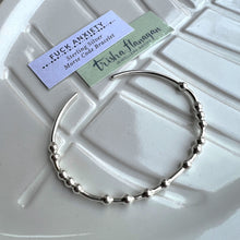 Load image into Gallery viewer, Fuck Anxiety Morse Code Bracelet with tags - Trisha Flanagan