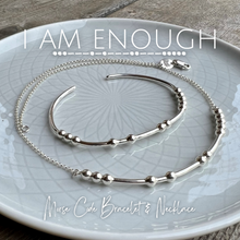 Load image into Gallery viewer, I AM ENOUGH Morse Code Bracelet and Necklace - Trisha Flanagan