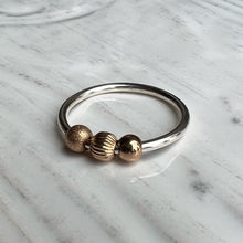 Load image into Gallery viewer, Gold and Silver Fidget Ring - Trisha Flanagan
